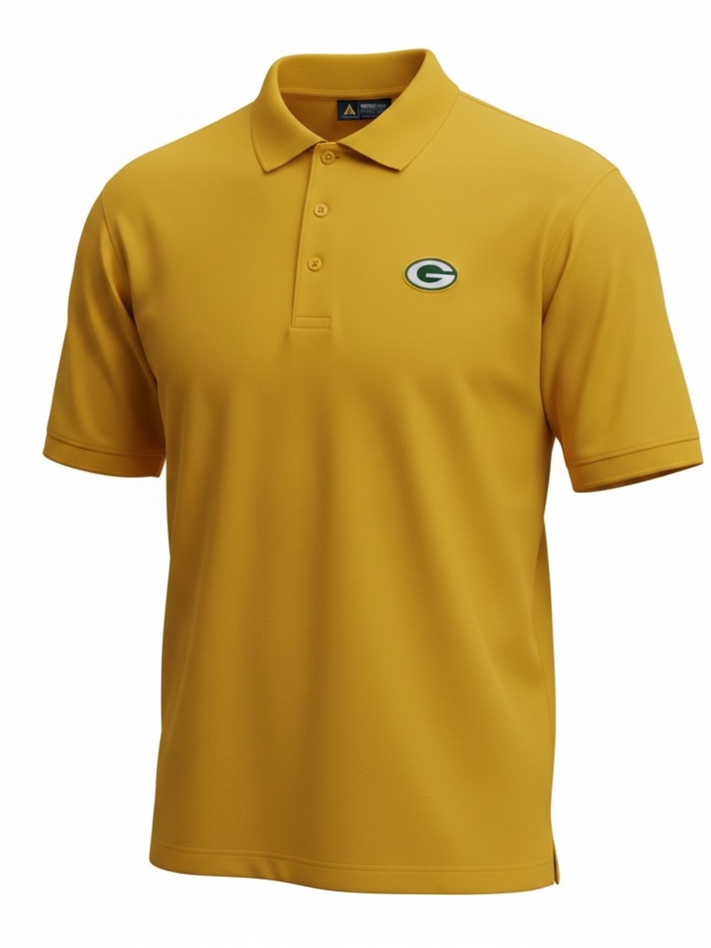 Antigua Green Bay Packers Yellow Polo Shirt